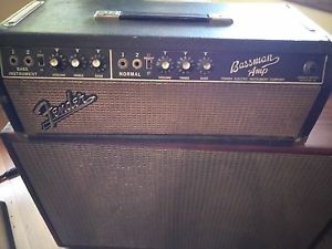 1964 Blackface Fender Bassman Vintage Tube Amplifier-- Head Only
