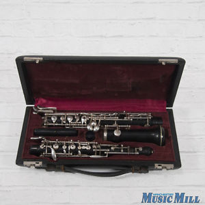 Vintage '50s A. Laubin Professional Oboe Granadillo, #55 Overhauled! w/Case