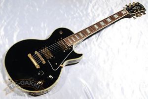 Greco EGW-800/EB Black 1991 Used Guitar w/Softcace Free Ship'g from Japan #Rg29