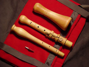 Baroque oboe after Thomas Stanesby junior, a'=415Hz