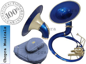 Sousaphone Painted Blue 22