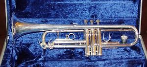 Amati Kraslice Model ATR 203 Silver Plated Bb Trumpet, 7C Mouthpiece and Case