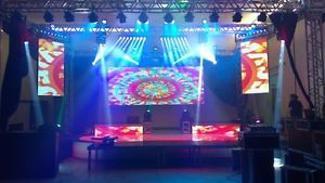 Led screen P10 3m x 2m, 06 cabinets aluminum 96x96 with hard cases