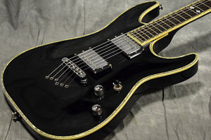 SCHECTER, AD-C-1-EL, Rare, 2002, Black, with soft case, Very Good condition