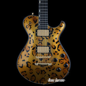 Knaggs Guitars Steve Stevens SSC in Custom Leopard Print & Ebony Fretboard