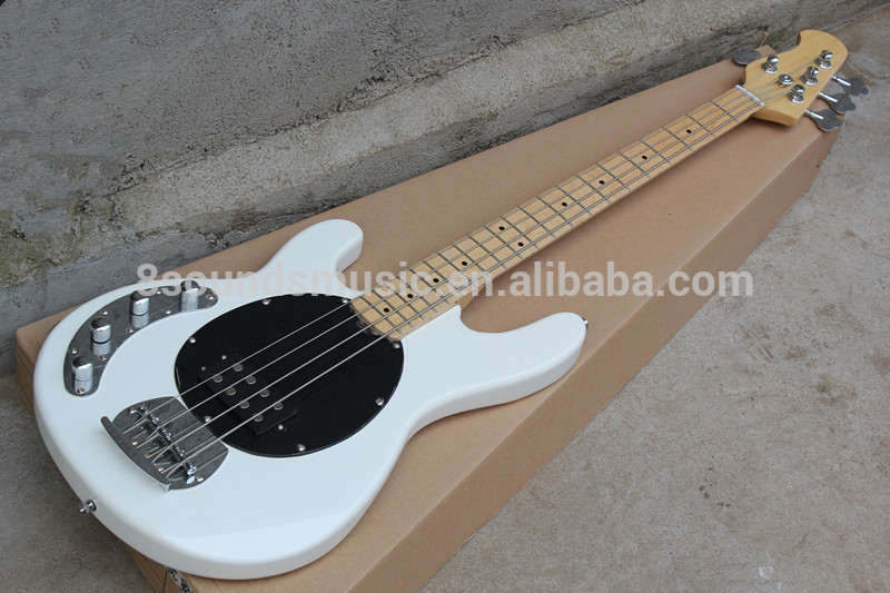 free shipping 4 string left handed Electric Bass Guitar/electric bass/lefty bass guitar active bass can do OEM logo