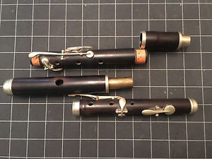 BEAUTIFUL!!! ANTIQUE COCUS BLACKWOOD IRISH FLUTE SIX 6 KEY UNMARKED NO NAME