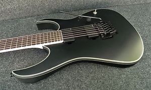 Ibanez RGIR30BE-BKF IRON LABEL 6 String Electric Guitar EMG Pickups Edge-Zero II