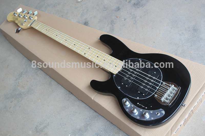 free shipping Custom Shop Music man 5 Strings Ernie Ball Electric Bass Guitar Left Handed Maple Neck
