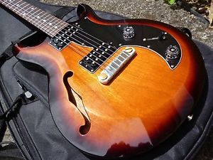 PRS MIRA S2 Hollowbody guitar, tobacco sunburst