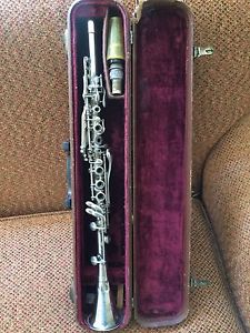 Vintage Conn Silver-plated Clarinet, Pan American Special