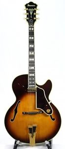 Ibanez GB20 George Benson Signature Brown Sunburst guitar w/Hard case/456