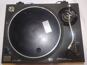 Technics SL-1210 MK2 Turntable Dustcover Ortofon Cartridge mkii Dual Volt Black