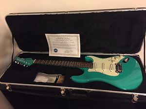 USA G&L Legacy in belair green with matching neck