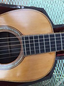 1850s C. F. Martin Parlor Guitar Size 2 W/ Coffin Case 2-27 or 2-30 150+ yrs