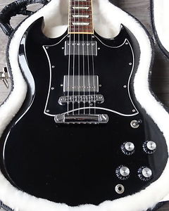 Gibson SG Standard Ebony with OX4 PAF Replica Upgrade Papers & Case 2007