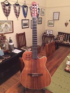 Godin Multiac ACS SA Koa nylon string guitar + gig bag