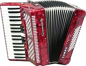 TOMBO dragonfly for accordion solo GT-60B Passion Red Pearl P/O