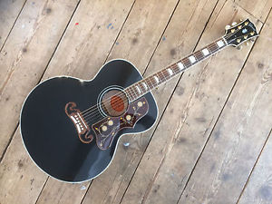 GIBSON J200 CUSTOM SHOP 2015 EBONY