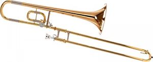 YAMAHA Compact Tenor Trombone YSL-350C YSL350C Gold Lacquer Finish children NEW
