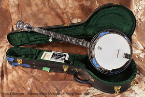 Deering Sierra Mahogany Bluegrass banjo: New-full warranty. Free shipping