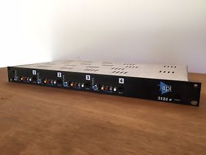 API 3124+ 4 channel microphone preamp. Mic pre, 3124