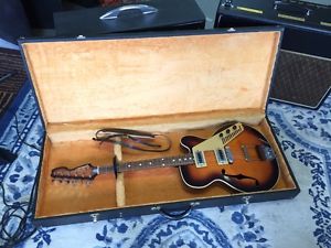 Vintage Rare Galanti Hollowbody Electric guitar Super Funky! 1960's