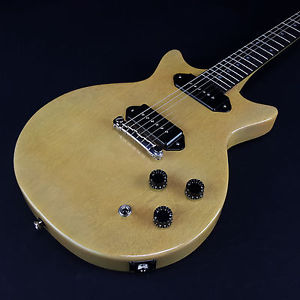 Heritage H-137DC H137 Double Cutaway Lollar Pickups TV Yellow with Case