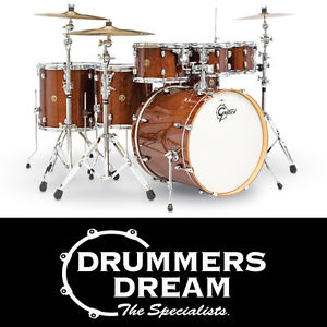 Gretsch Catalina Maple 7 Piece Drum Kit with Hardware Pack Walnut Glaze Finish
