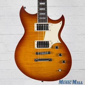 New Reverend Sensei HB Electric Guitar Faded Burst Flame Maple