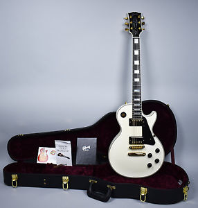 2008 Gibson Les Paul Custom Alpine White Custom Shop Electric Guitar w/OHSC