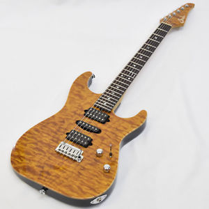 Suhr Standard Quilt Maple Top Bengal Burst Gross Matching Head Free Shipping