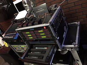 Sennheiser Wireless Mic Lot  5 HH's and 4 Body packs with Headsets and lapels Pa