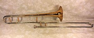 Vintage Olds Recording Trombone in Case w/ Stand and Mouthpiece