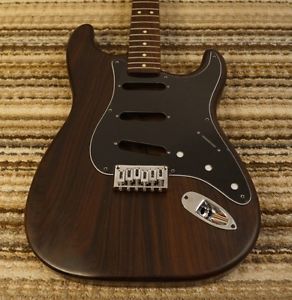 Rosewood Guitar Body / Screw Holes for Hardtail Stratocaster Guitar Bridge