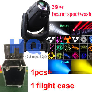 hotsale 10R 280W Beam Spot Wash Zoom Moving Head 1pcs WITH single case