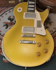 Gibson CS: Japan Ltd. H.C. 1957 LP Reissue Heavily Aged/Antique Gold USED