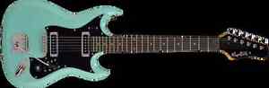 NEW Hagstrom H2 H-II Aged Sky Blue Vintage Style Electric Guitar