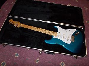 Vintage 1988 Fender Japan ST357 Stratocaster Lake Placid/Maple EXC *Worldwide*