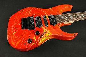 Steve Vai Passion and Warfare 25th Anniversary Signature - Orange/Yellow Dip