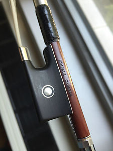 JonPaul CARRERA violin bow 4/4 silver mounted, Mint Condition! retail $1380! NR!