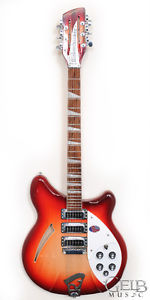 Rickenbacker 370 12 FireGlo 12 String Thinline Electric Gutiar W/Case - 370/12FG