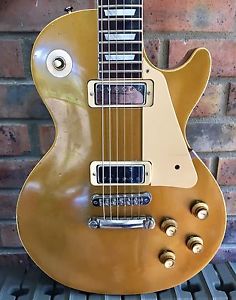 GIBSON Les Paul Deluxe 1971 "GOLDTOP" Mahogany!