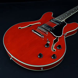 Used Eastman T386RD T386 T 386 RD Sunburst Thinline Electric Guitar With Case