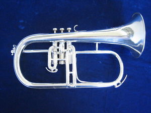 SUPERB pre-1960 COURTOIS (Paris) Bb FLUEGELHORN FLUGEL, NEAR MINT!