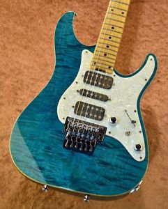 SCHECTER, EX-V-24/CTM FRT, Rare, Very Good condition, Hard Case, from japan