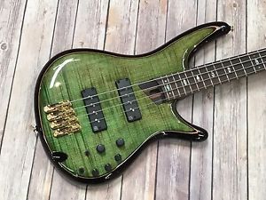 2017 Ibanez SR1400E MLG SR Premium 4 String Elec Bass Mojito Lime Green w/ Bag
