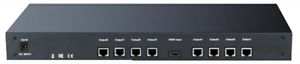 SPLITTER HDMI CON ESTENSORE DI SEGNALE SU CAVO ETHERNET 8 USCITE GBC 14.2810.35