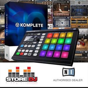 Native Instruments Maschine Mikro MK2 w/ Komplete 11 Upgrade (Black)