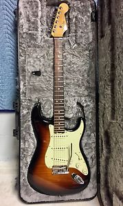 Fender® Limited Edition American Elite Stratocaster® 2-Tone Sunburst w/Case